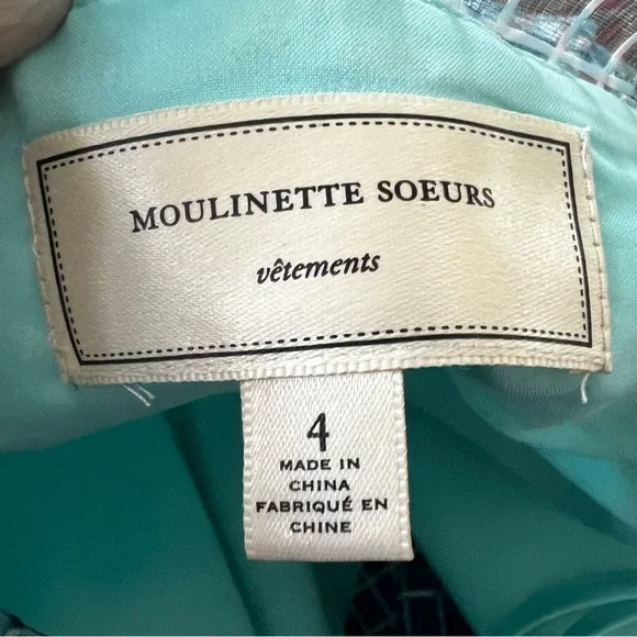 Moulinette Soeurs Green A-Line Sleeveless Dress for Wedding Guest - Picture 2 of 3